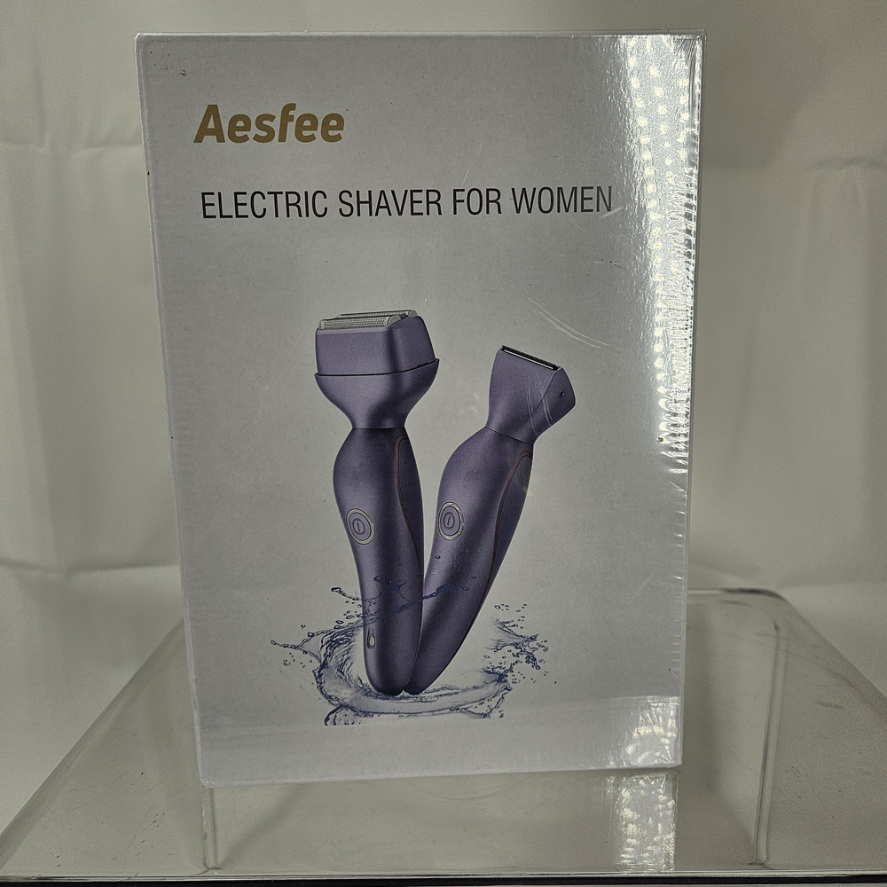 Aesfee 2-in-1 Electric Shaver for Women Bikini Trimmer Facial Razor Rechargeable - Picture 8 of 9